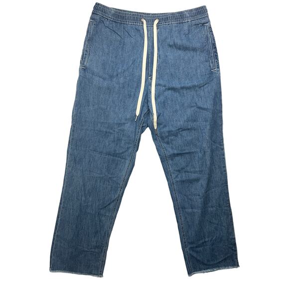 3-95 RAG & BONE Men's Denim Jeans Windsor Jogger Blue L